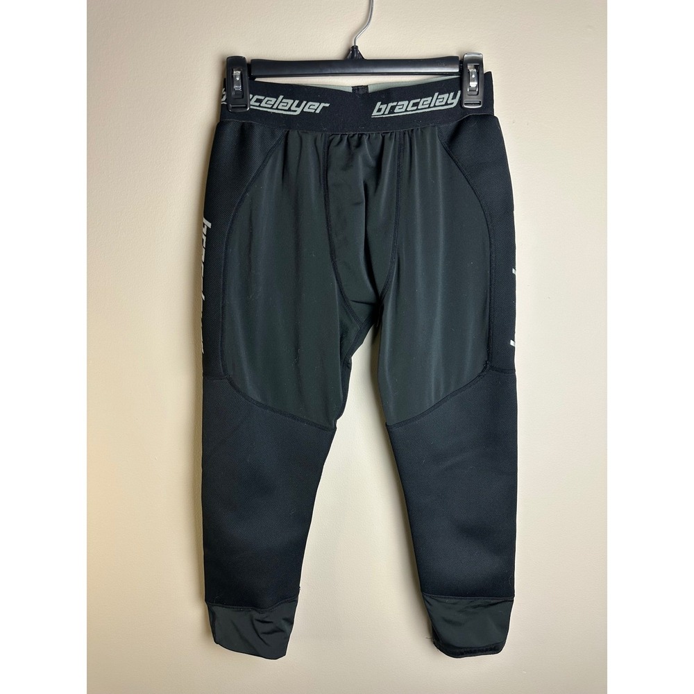 Bracelayer KXV Alpine Men Compression Pants Black Knee Support Base Layer Large